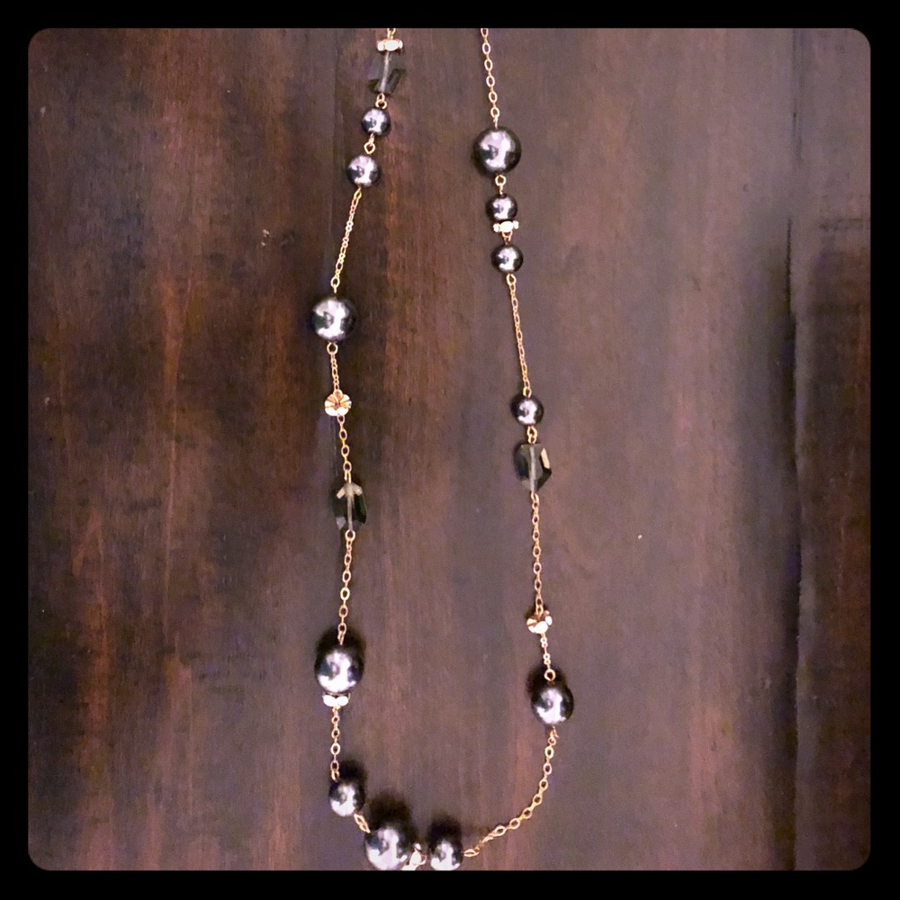 JCREW metallic chain necklace